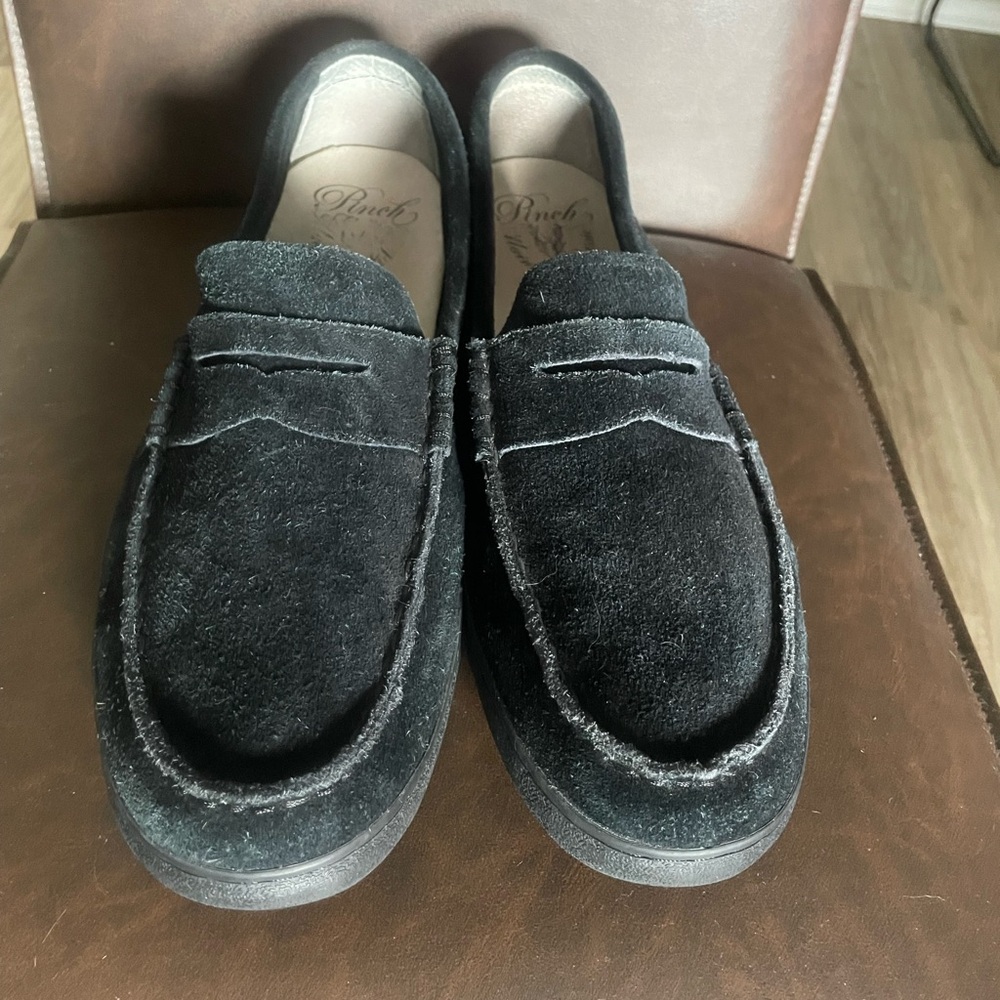 Cole Haan Pinch Suede Penny Loafer - Black - Size 13